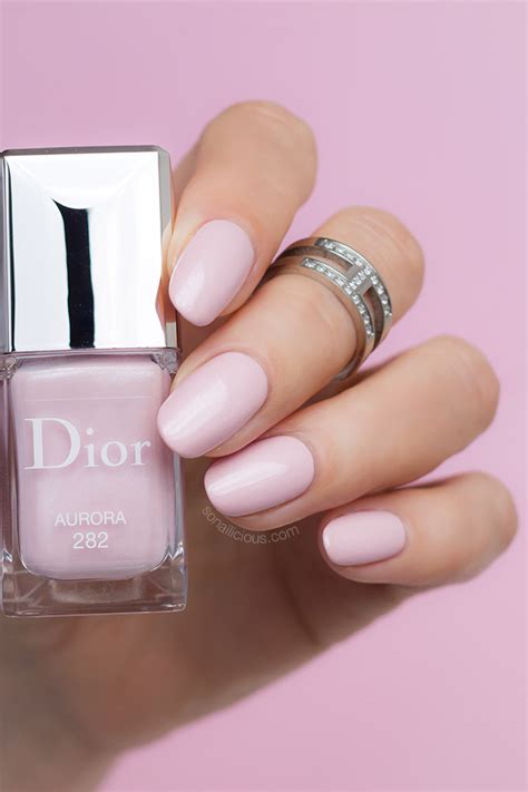 pink dior nail polish